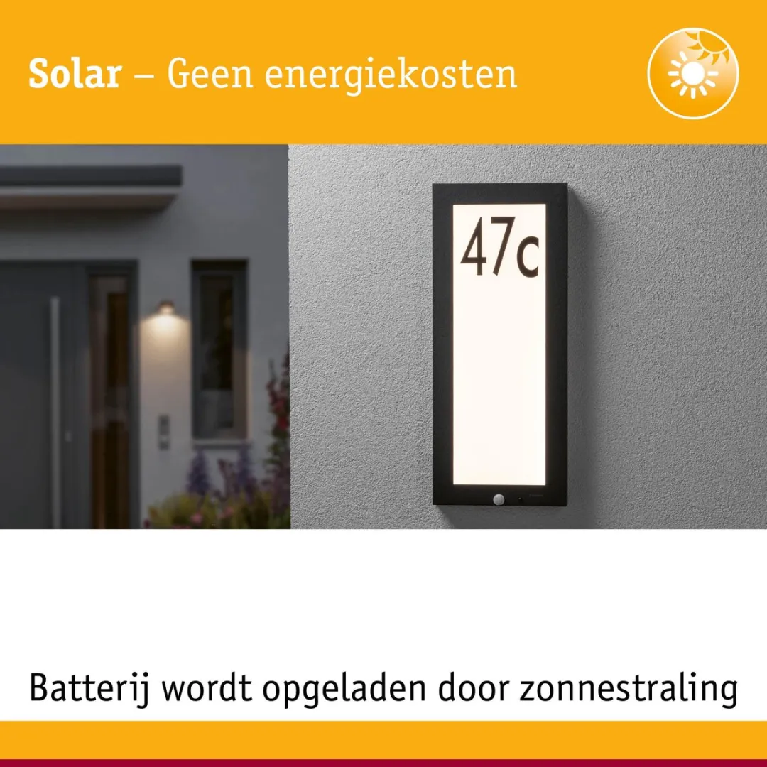 Paulmann LED Paneel Board Schemergestuurd 10W 3000K - 25x60cm Antraciet