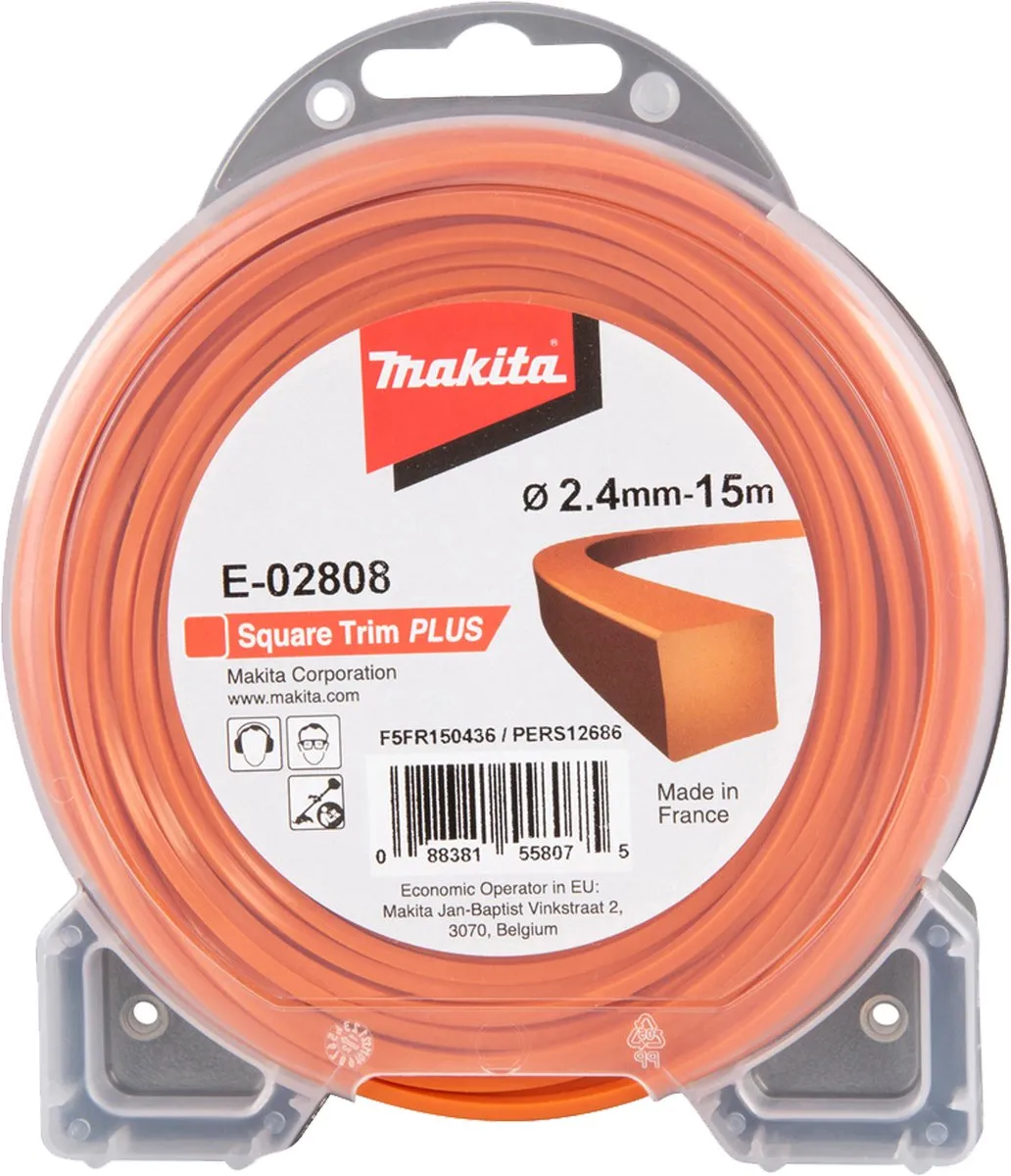 Makita Maaidraad Vierkant 2,4mm x 15m