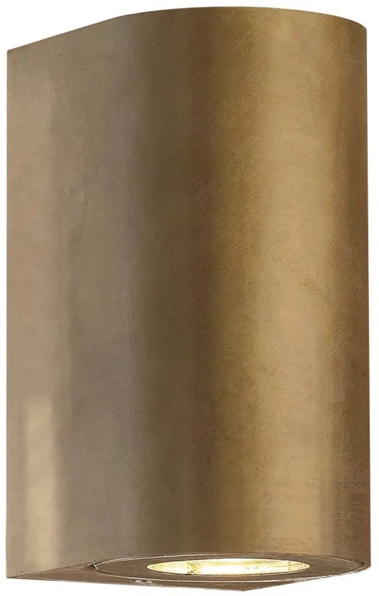 Nordlux Canto Maxi Kubi 2 Wandlamp - Messing