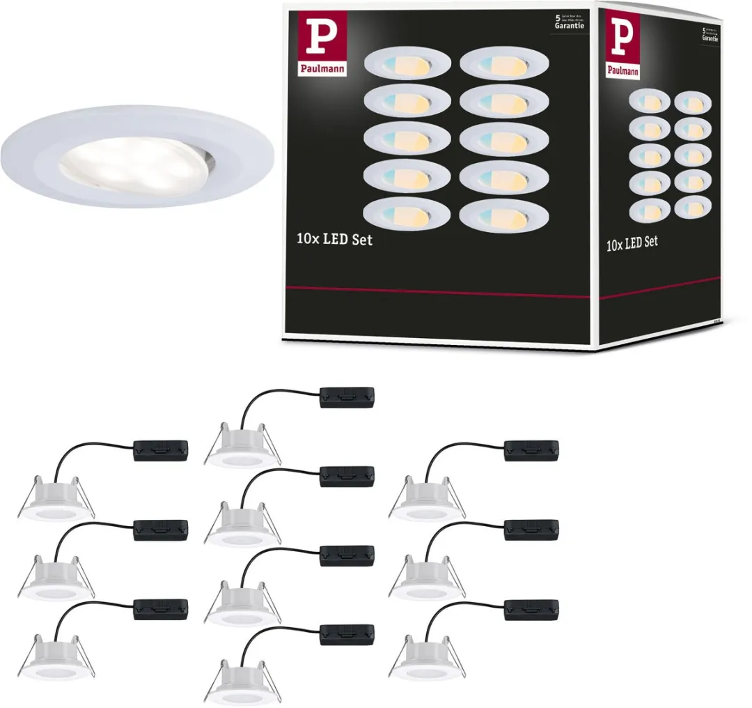 Paulmann Calla LED Inbouwspots Set