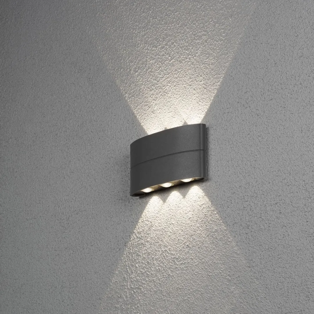 Konstsmide Chieri Spotlamp Buiten 6-lichts - 3000K - Antraciet