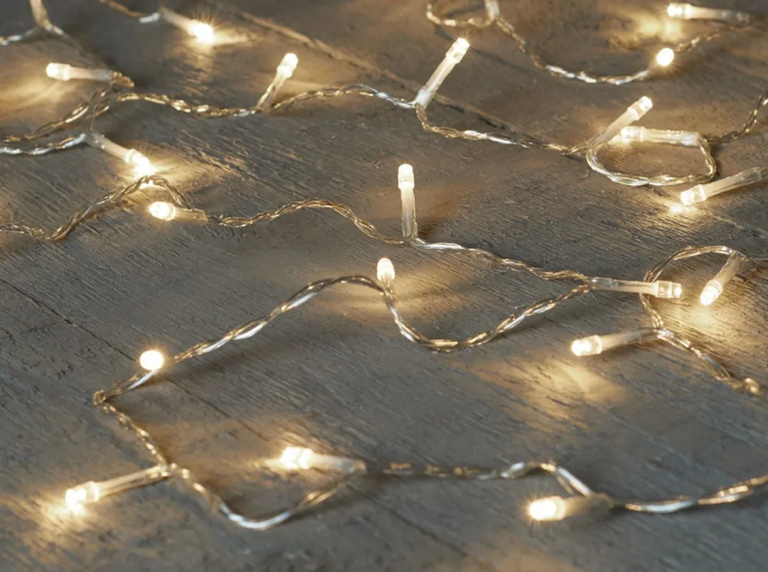 Anna's Collection Kerstverlichting 50 Warm Wit - 3x Timer 20 LED