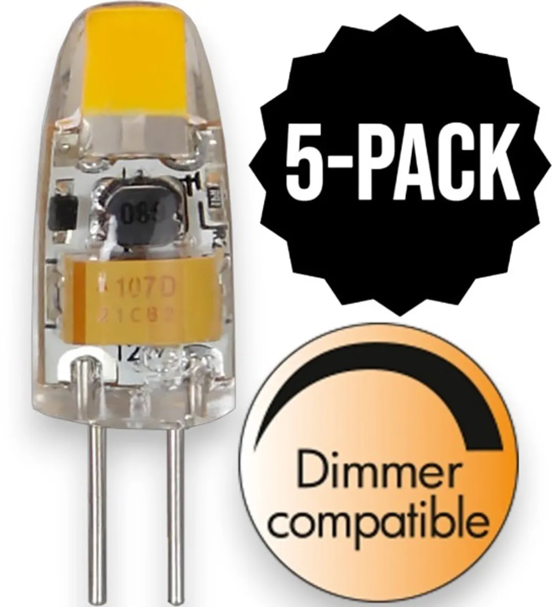 Star Trading Capsule Steeklampje G4 1.1W Extra Warm Wit