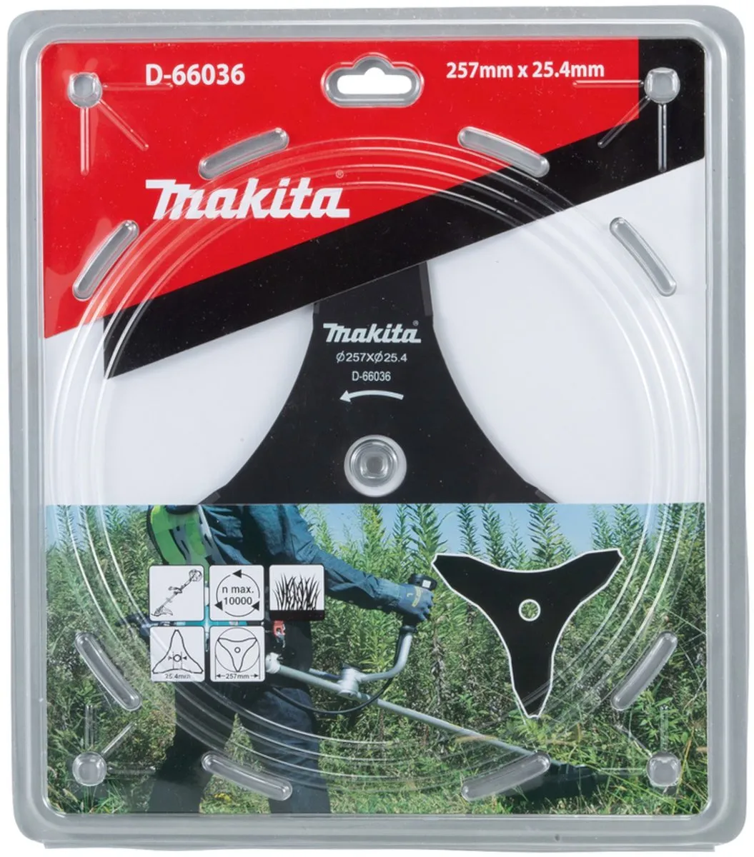Makita Power Zeisblad 257mm 3-Tanden D-66036