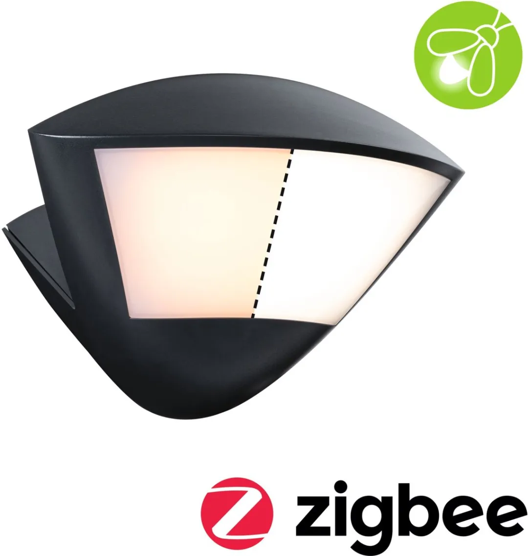 Paulmann Smart Home Zigbee Skyla Wandarmatuur 10W - Antraciet
