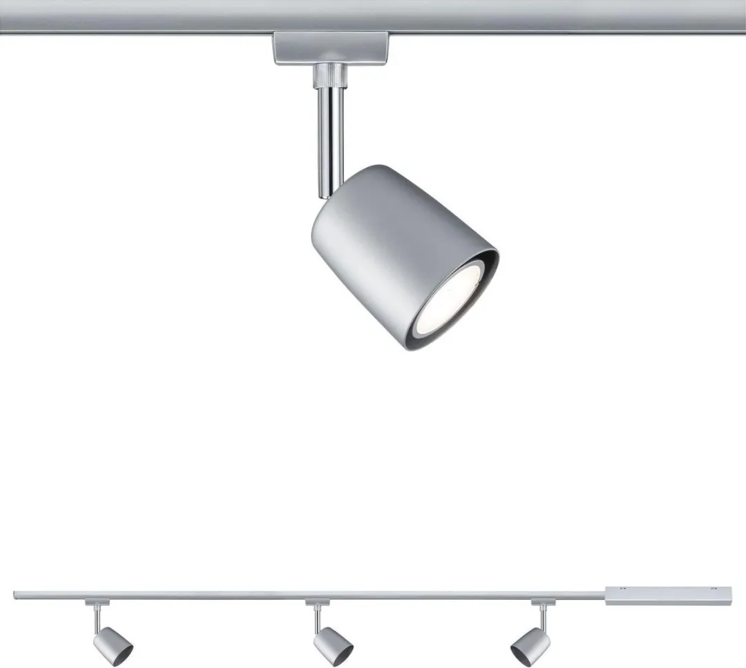 Paulmann URail GU10 LED 3x10W Chroom - 3 Lichtpunten