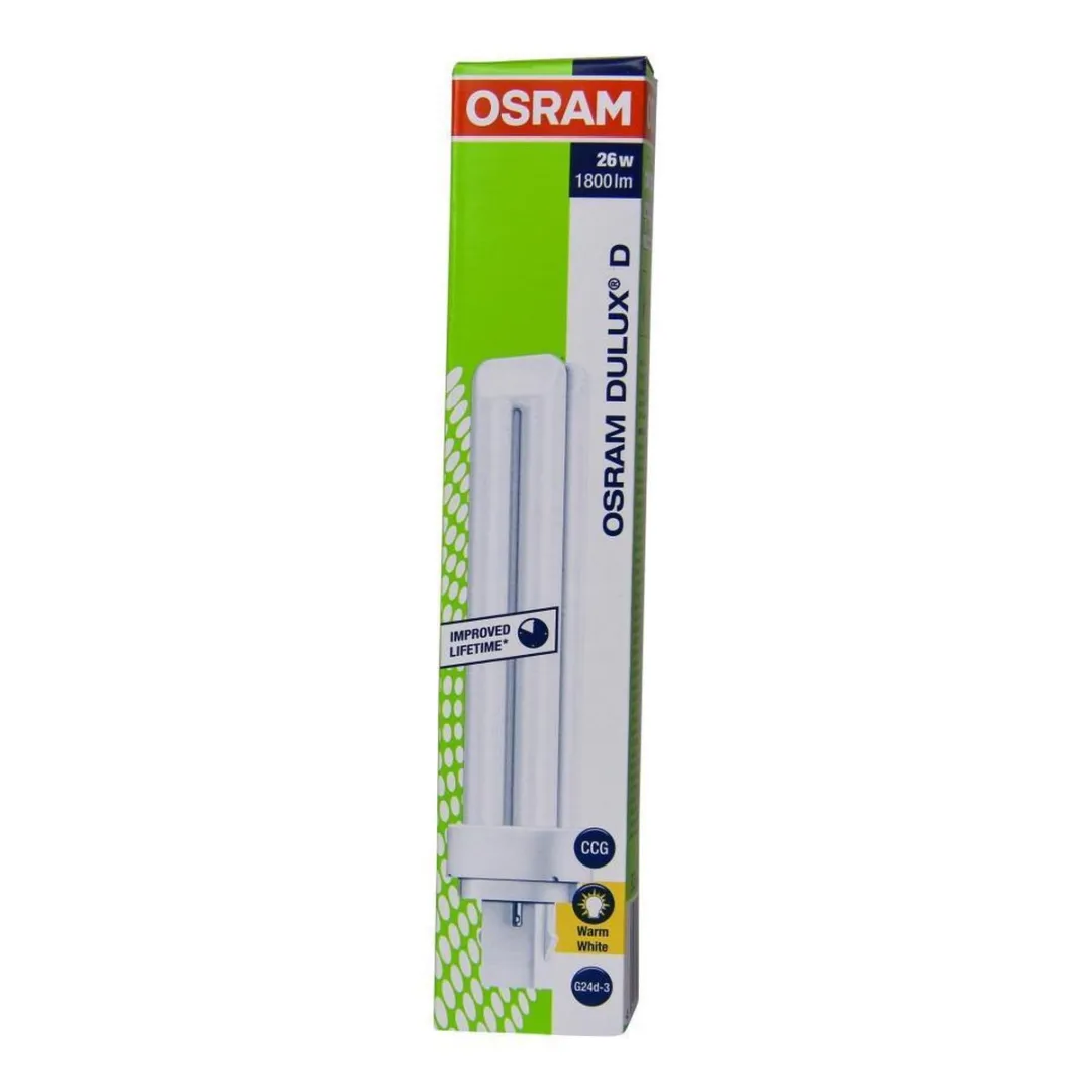 Osram Dulux D 26W 830 Warm Wit - Mat Glas
