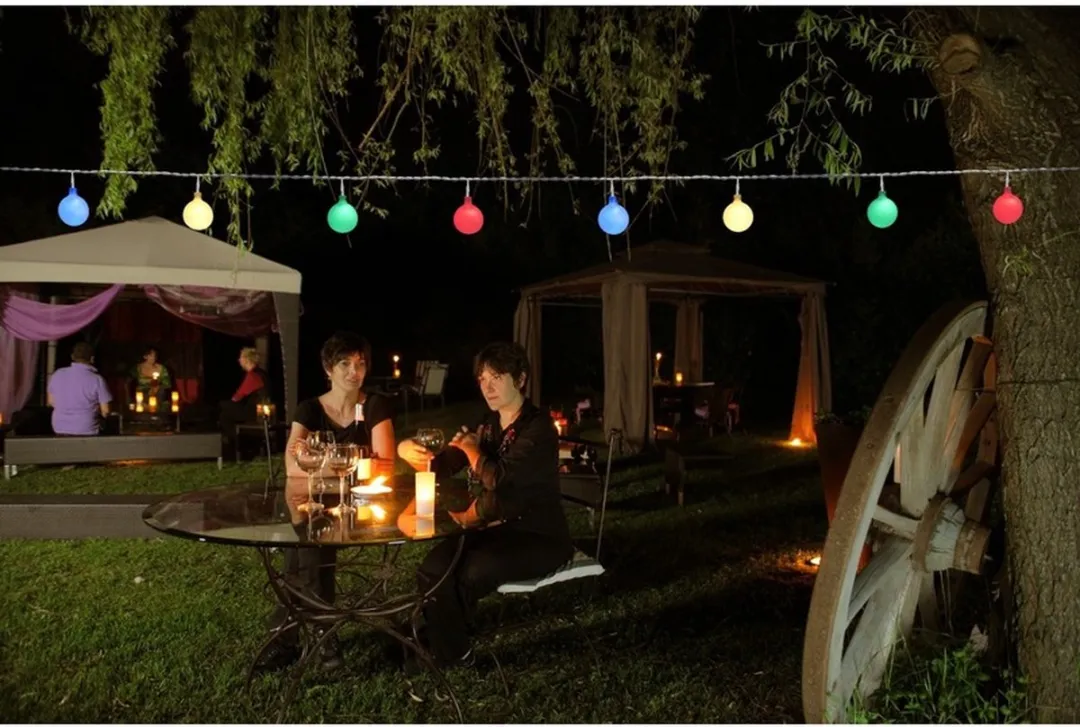 Anna's Collection Feestverlichting Lichtsnoer 10m - 50 LED Multicolor - 2 Stuks