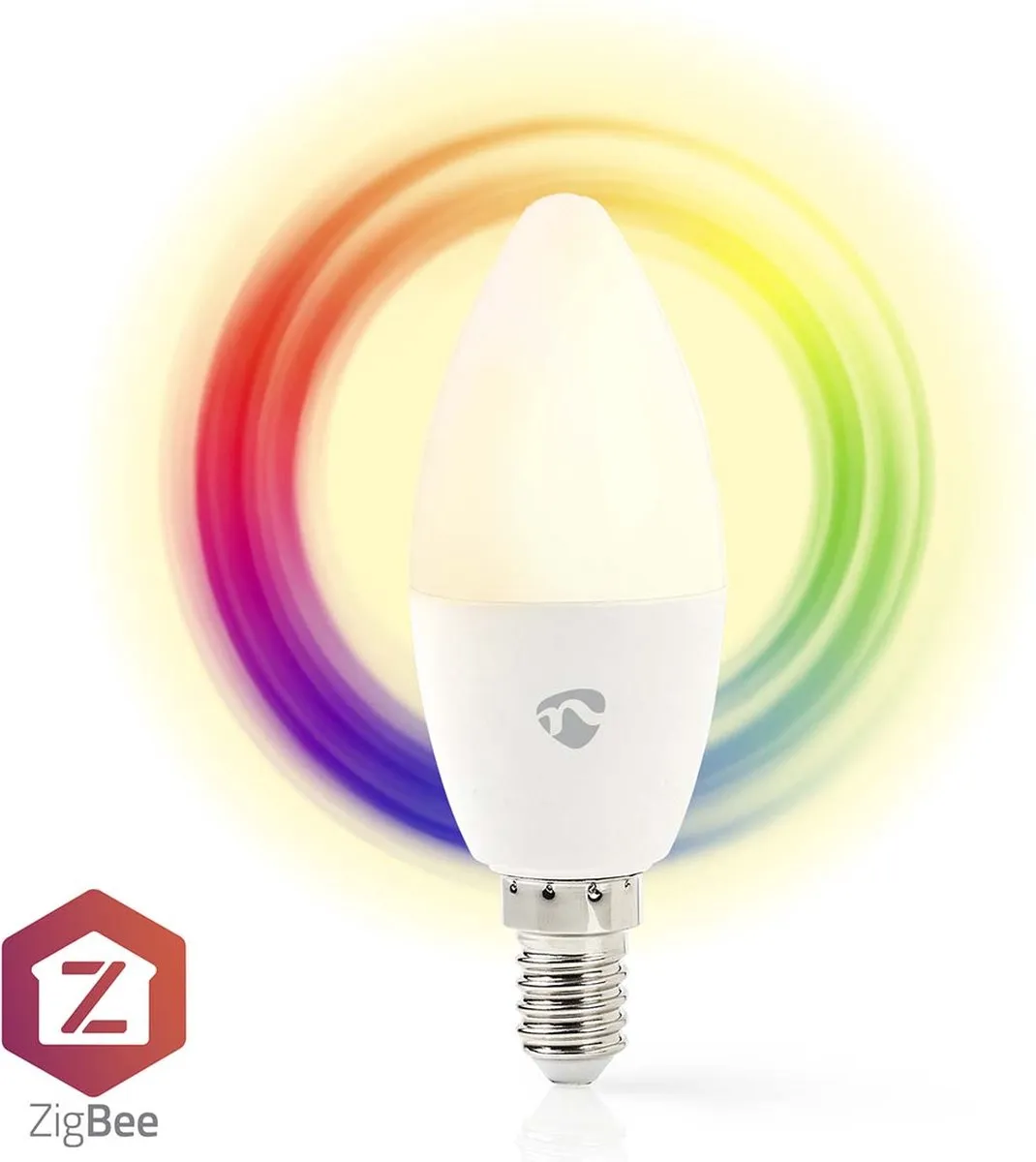Nedis SmartLife RGBW Kaarslamp E14 470lm - Mat - 2200-6500K