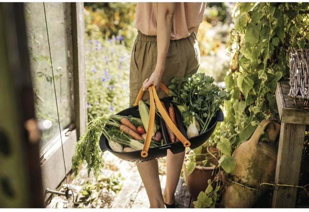 Fiskars Plus Tuinoogstmand 1062831 - Geel/Zwart