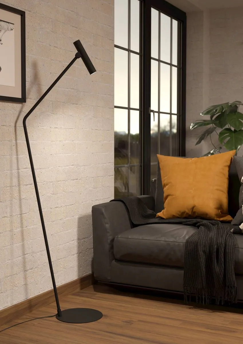 Eglo Almudaina Vloerlamp - 157cm - Zwart
