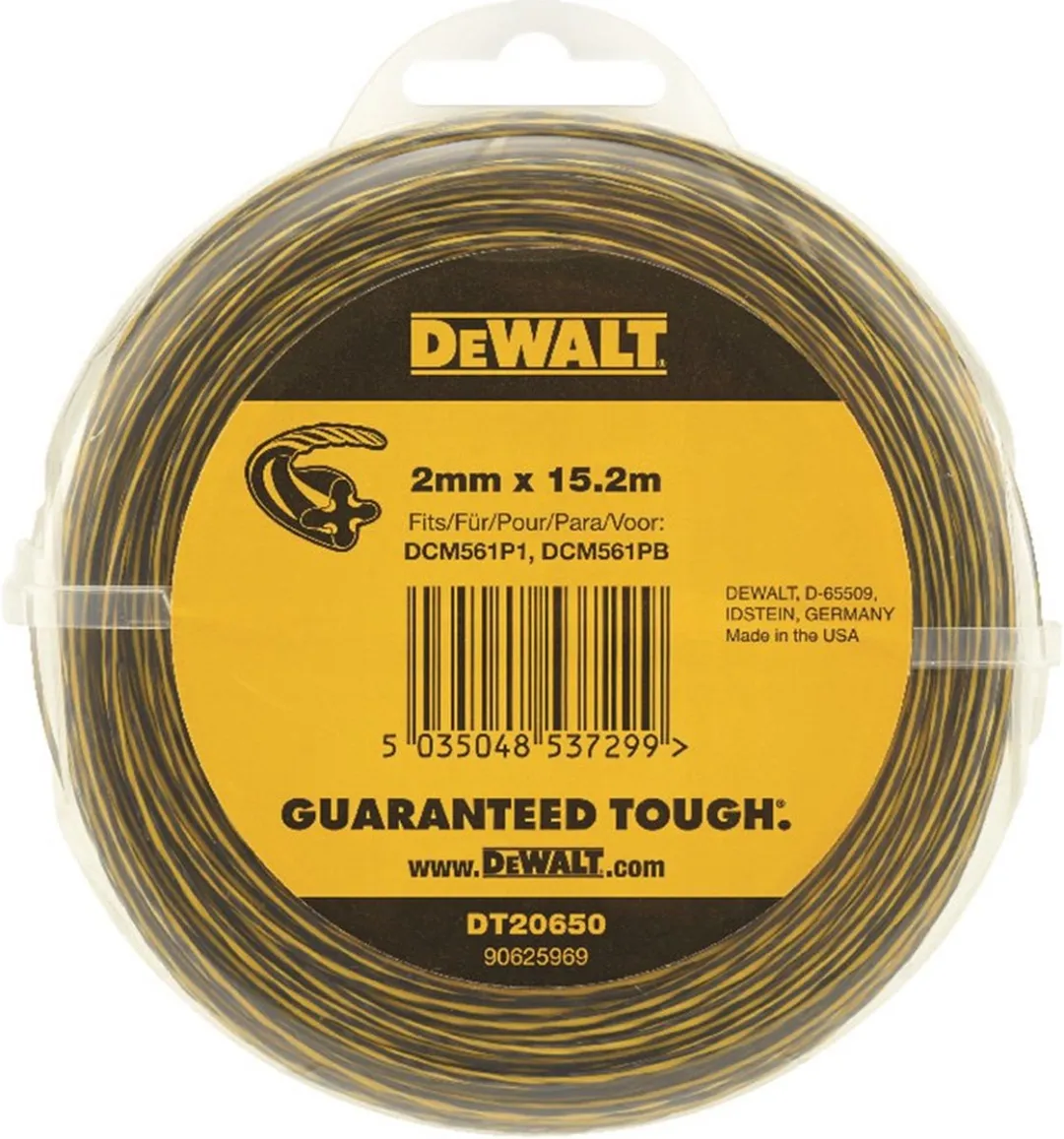 DeWalt DT20650 Grastrimmerdraad 2mm x 15.2m