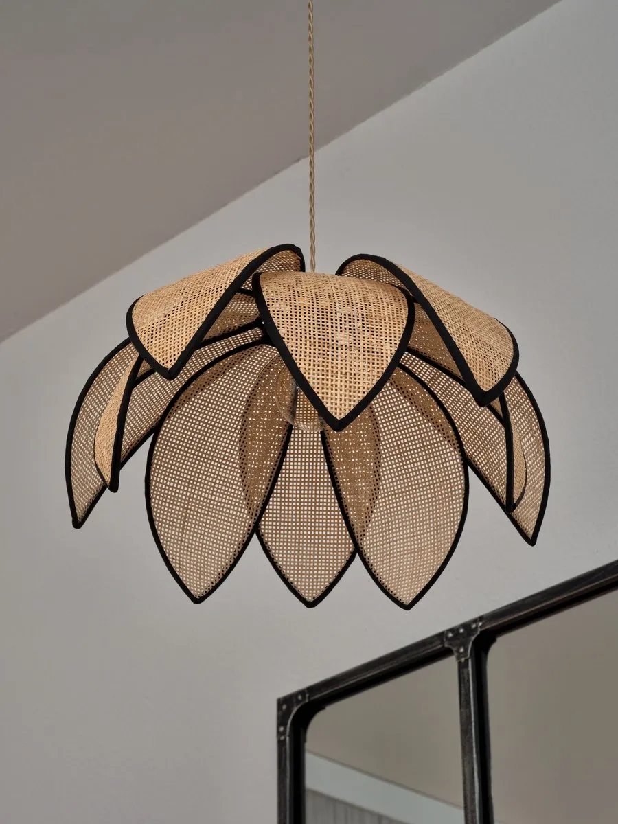 Osram Decor Rattan Lotus Hanglamp 480mm - Beige - afbeelding 6 van 6