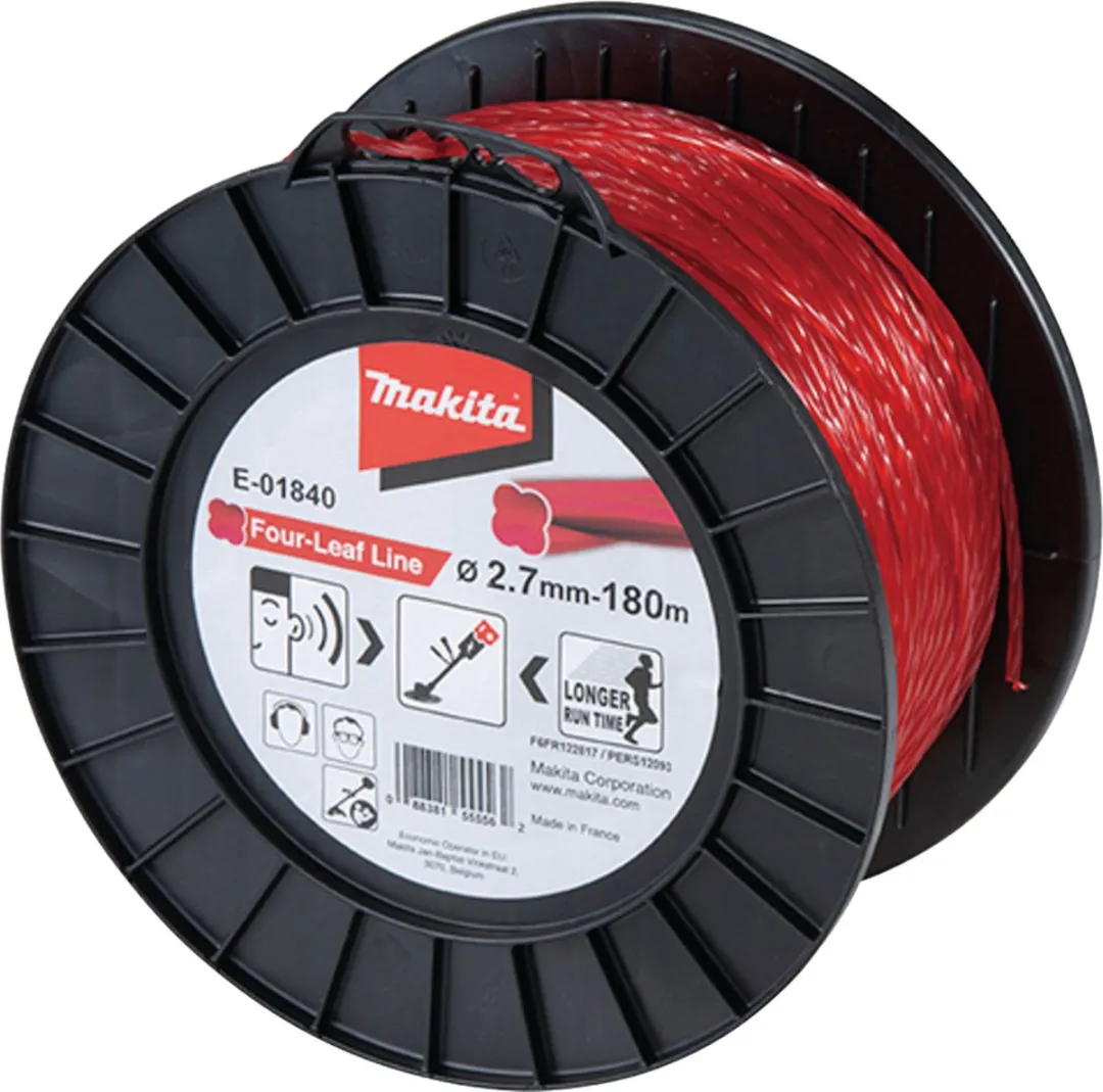 Makita Vierbladig Maaidraad 180m Ø2,7mm - Grastrimmer