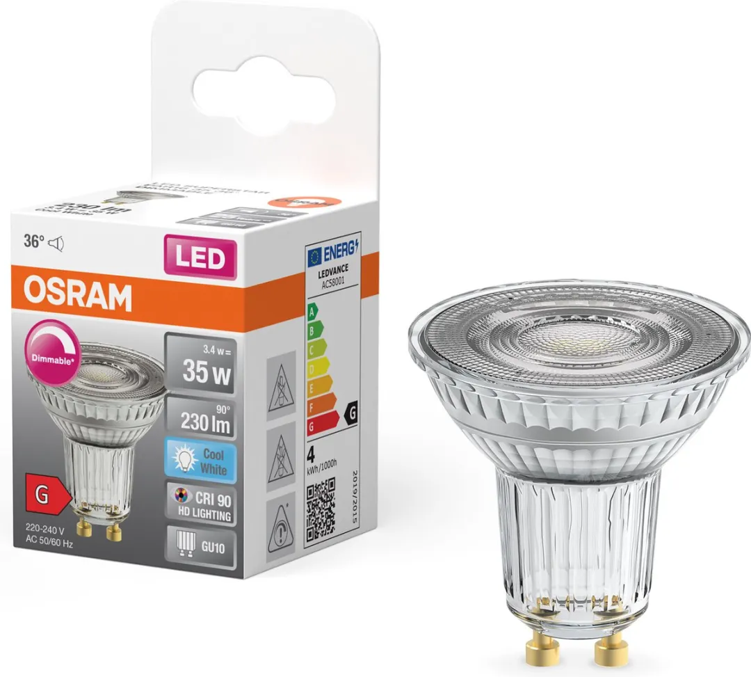 Osram Superstar LED GU10 3.4W