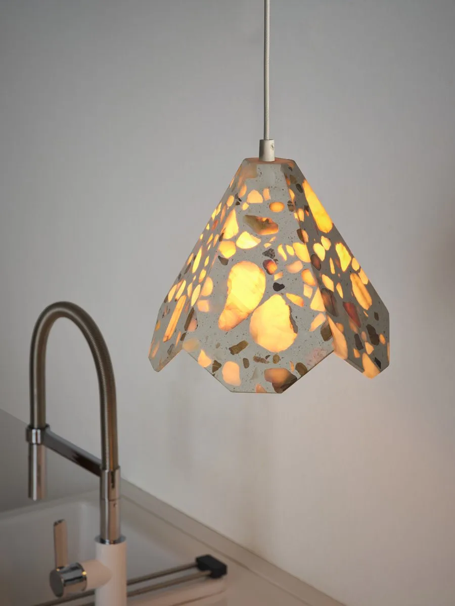 Osram Decor Gleam Hanglamp Bloem E27 - Wit - Terrazzo - afbeelding 6 van 6
