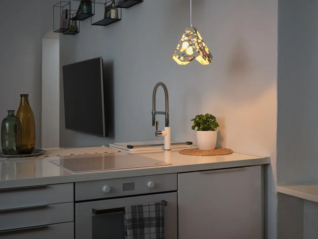 Osram Decor Gleam Hanglamp Bloem E27 - Wit - Terrazzo