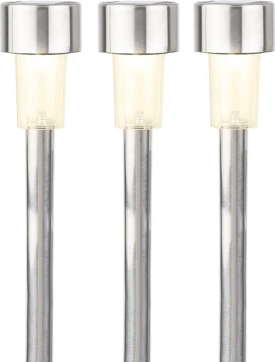 Lumineo Solar Prikspot LED 6x - Zilver