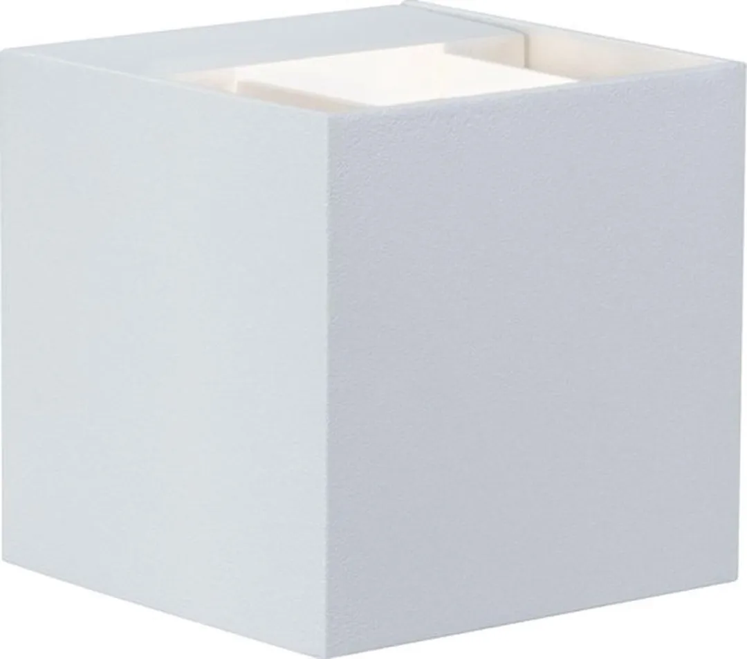 Paulmann LED Wandlamp Cybo IP65 2x3,5W 2700K - 80x80mm Wit