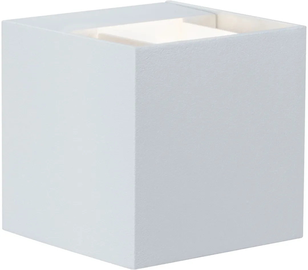 Paulmann LED Wandlamp Cybo IP65 2x3,5W 2700K - 80x80mm Wit