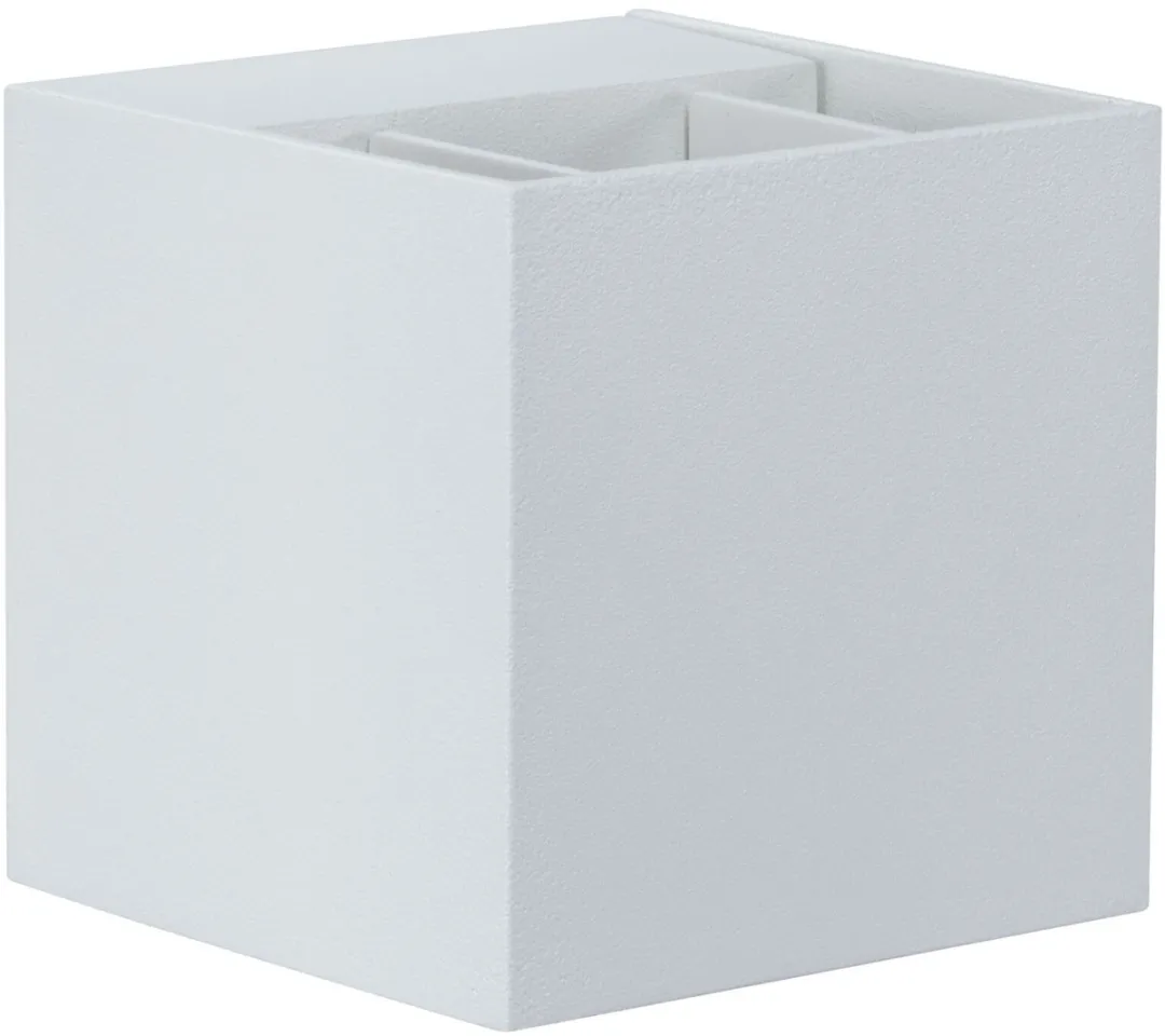 Paulmann LED Wandlamp Cybo IP65 2x3,5W 2700K - 80x80mm Wit