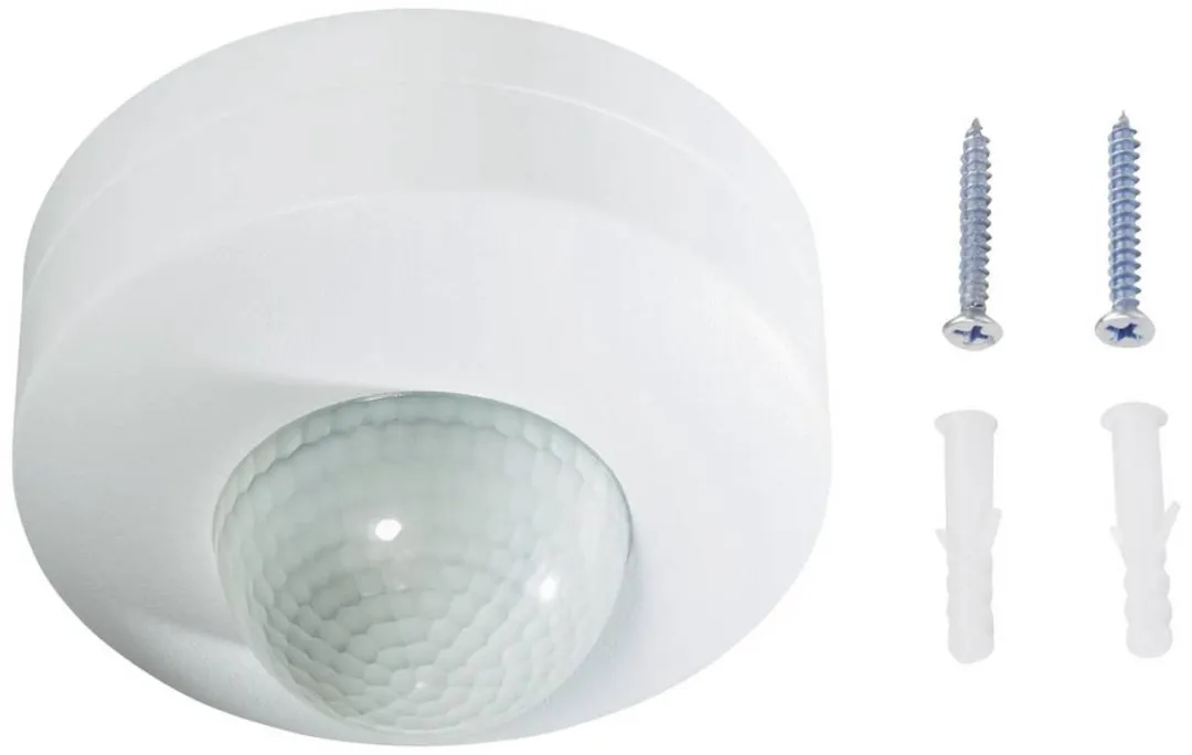 Renkforce 1296308 PIR Bewegingsmelder Plafond/Opbouw 360° - Wit