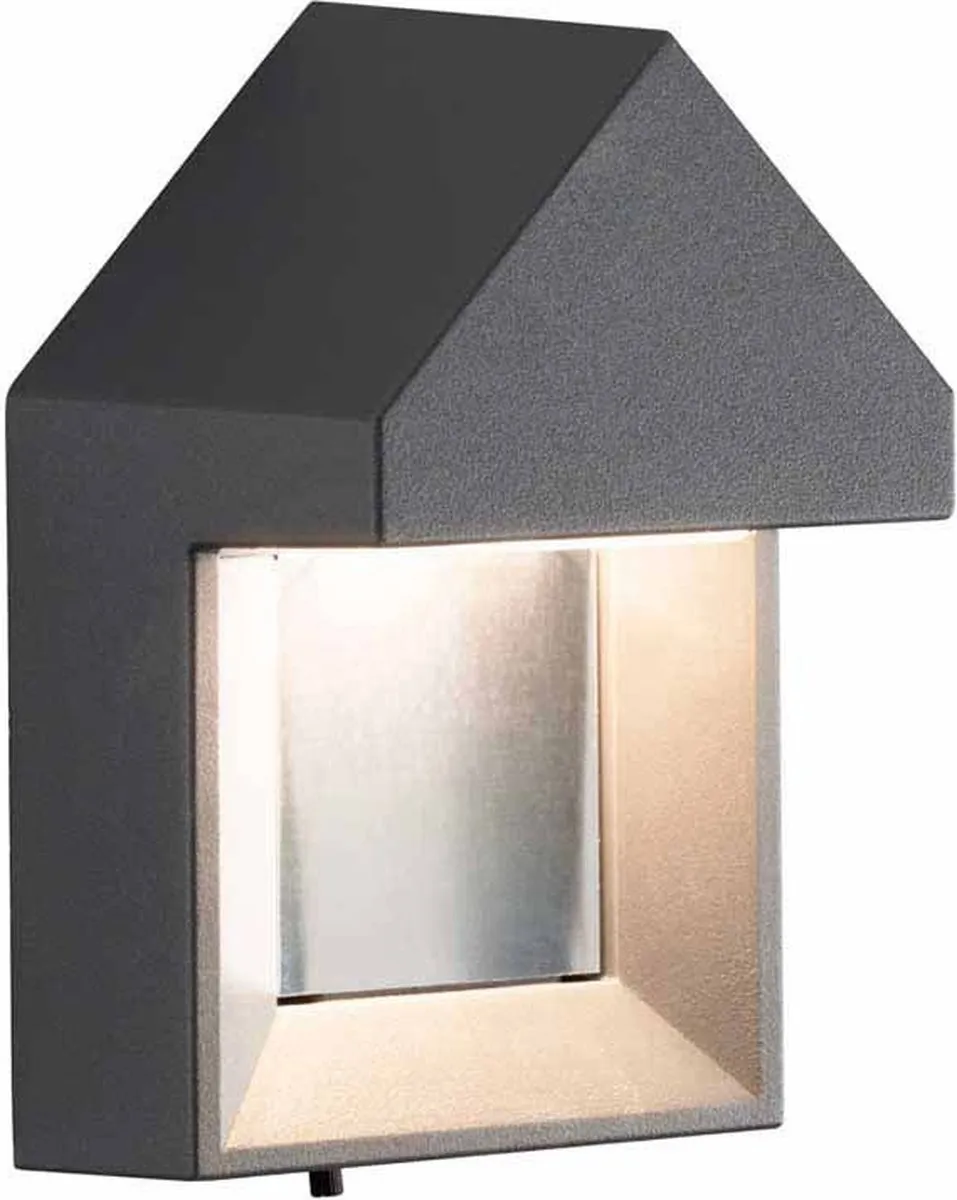 Konstsmide Cozensa Wandlamp 14cm - Antraciet - afbeelding 3 van 6