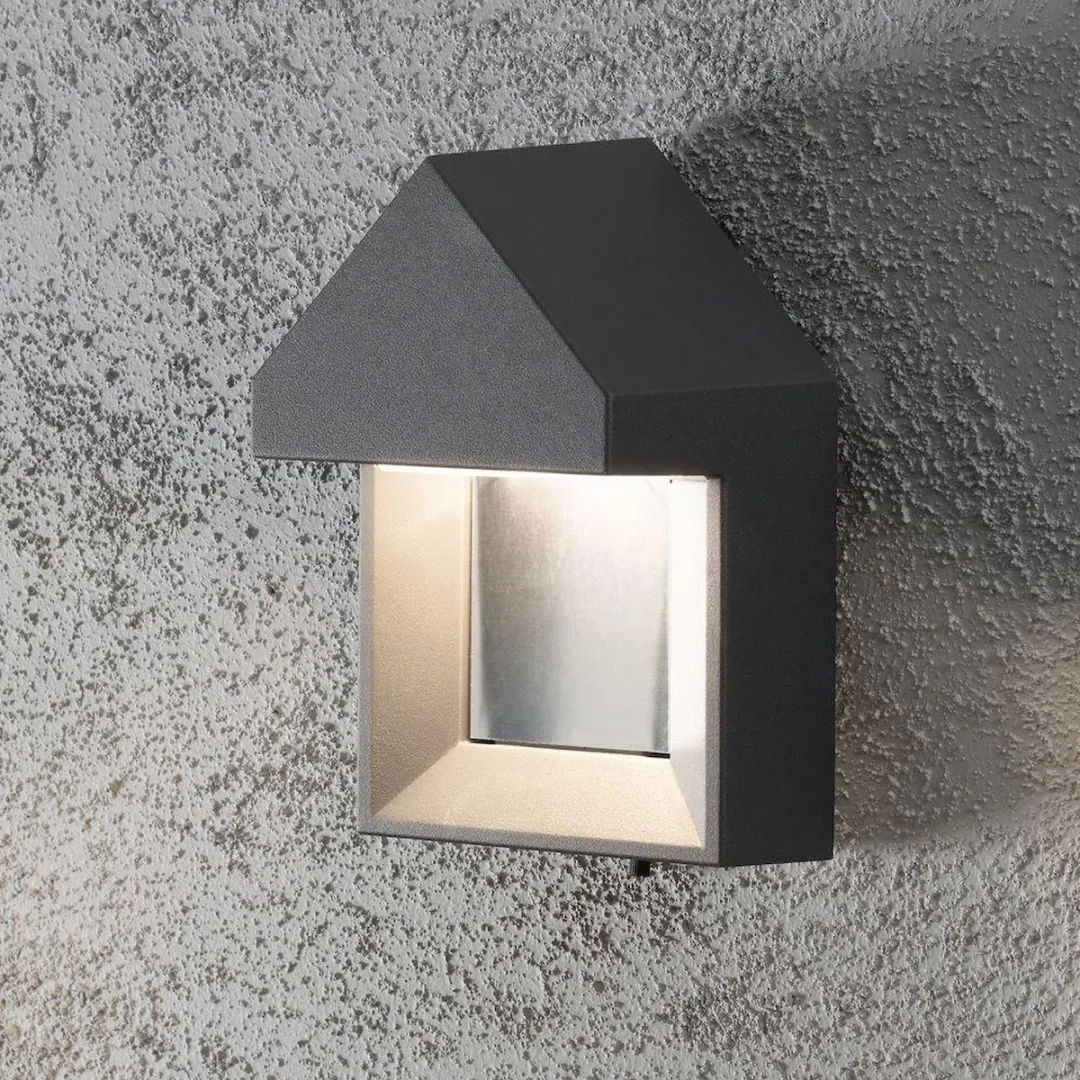 Konstsmide Cozensa Wandlamp 14cm - Antraciet - afbeelding 5 van 6