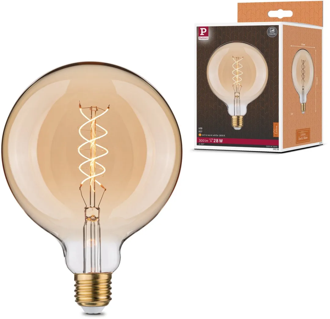 Paulmann Rustic Shine LED Globe 300lm 1800K