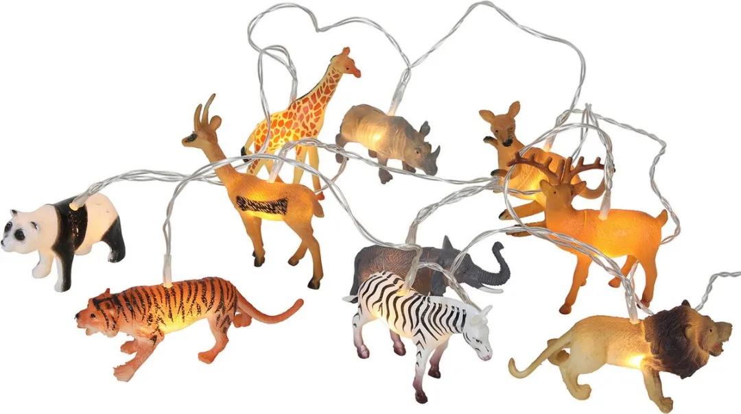 Svenska Living Lichtsnoer Safari Dieren 170cm