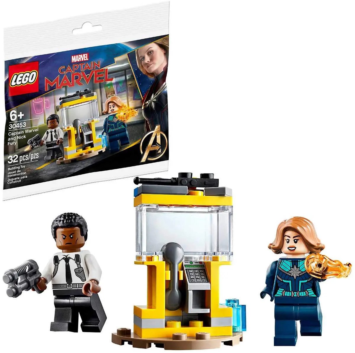 LEGO Super Heroes 30453 Captain Marvel en Nick Fury (Polybag)