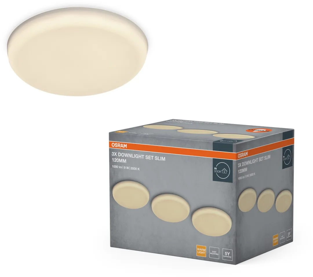Osram Essential LED Downlight Verstelbaar 120mm 9W
