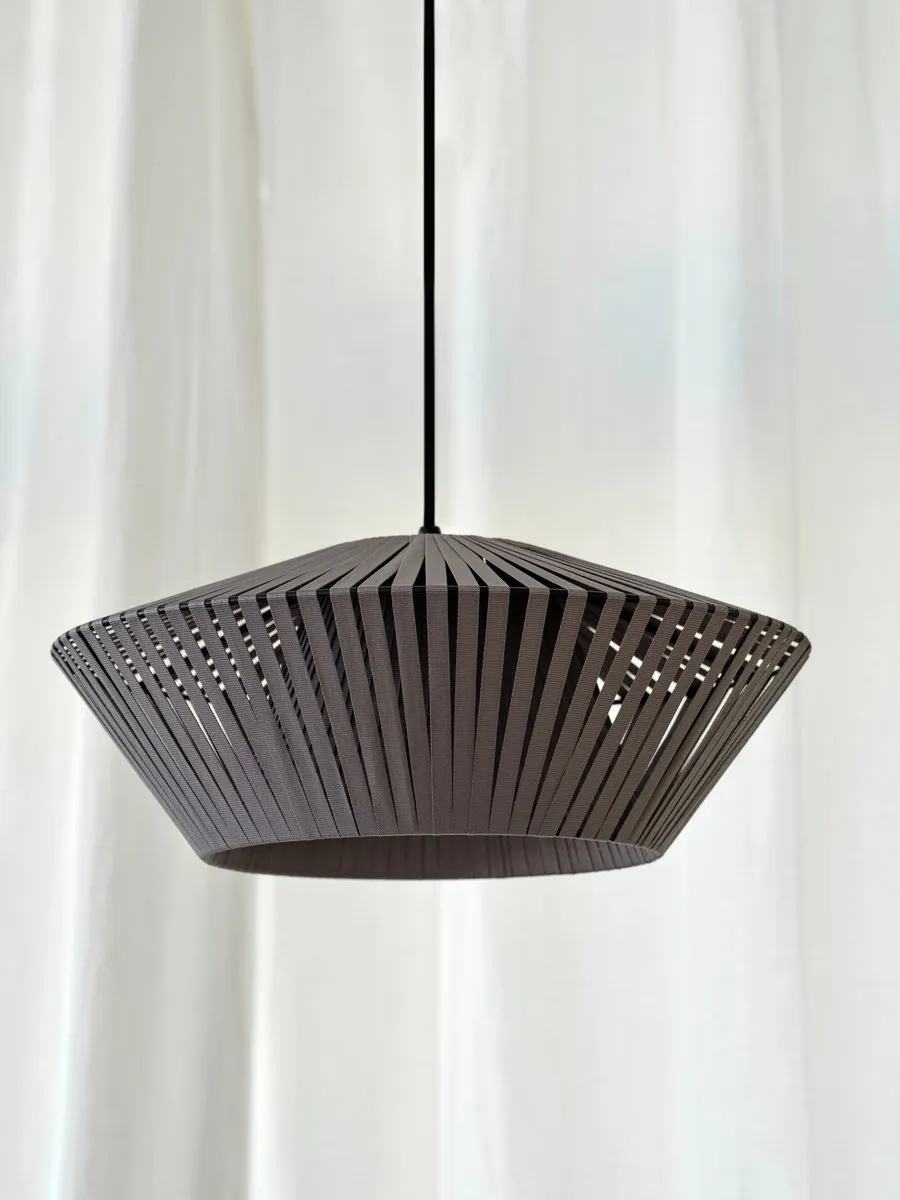 Osram Decor Stripes Hanglamp E27 - 405mm - Donkergrijs