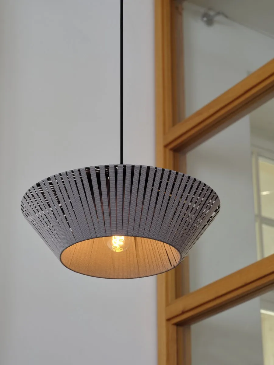 Osram Decor Stripes Hanglamp E27 - 405mm - Donkergrijs