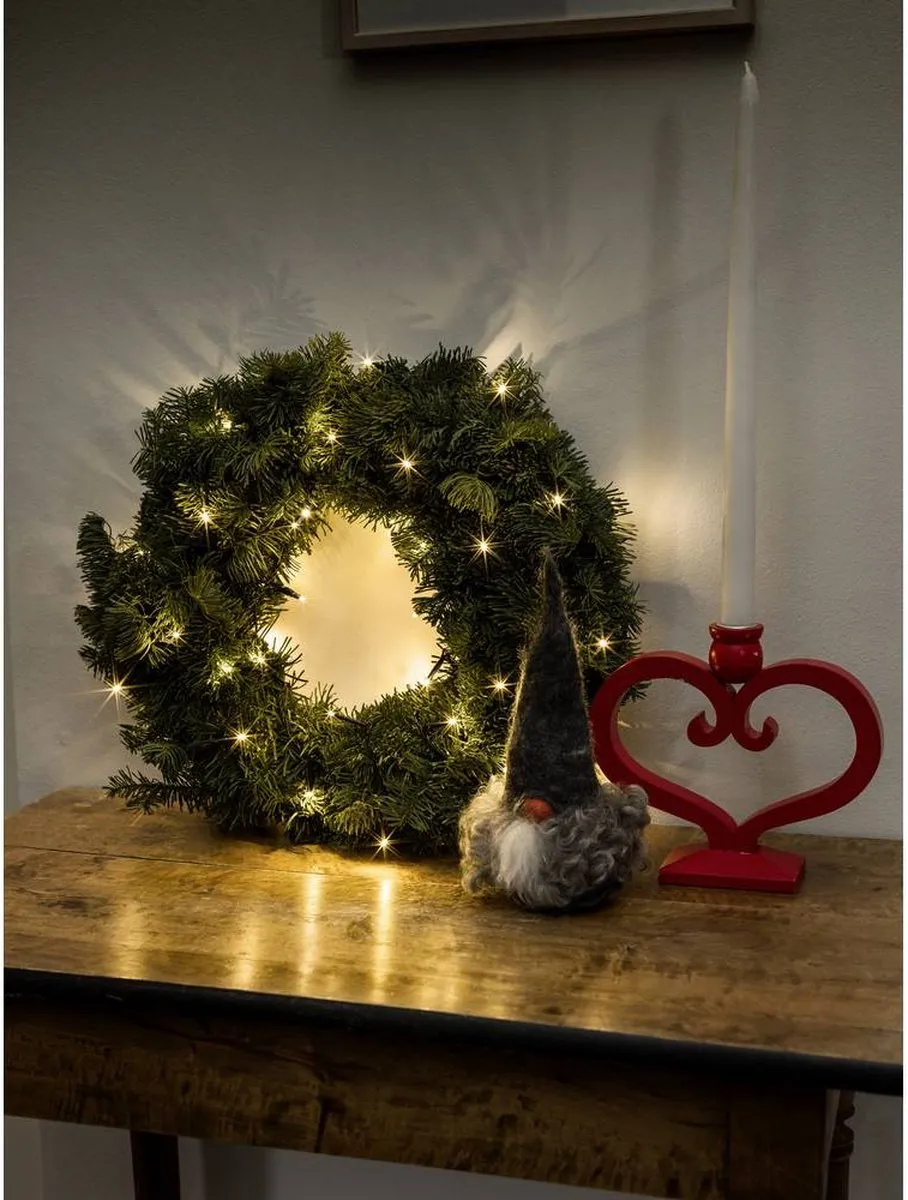 Konstsmide 6353-120 Micro-lichtketting Binnen Energielabel: G (A - G) werkt op het lichtnet Aantal lampen 50 LED Warmwit Verlichte lengte: 3.43 m