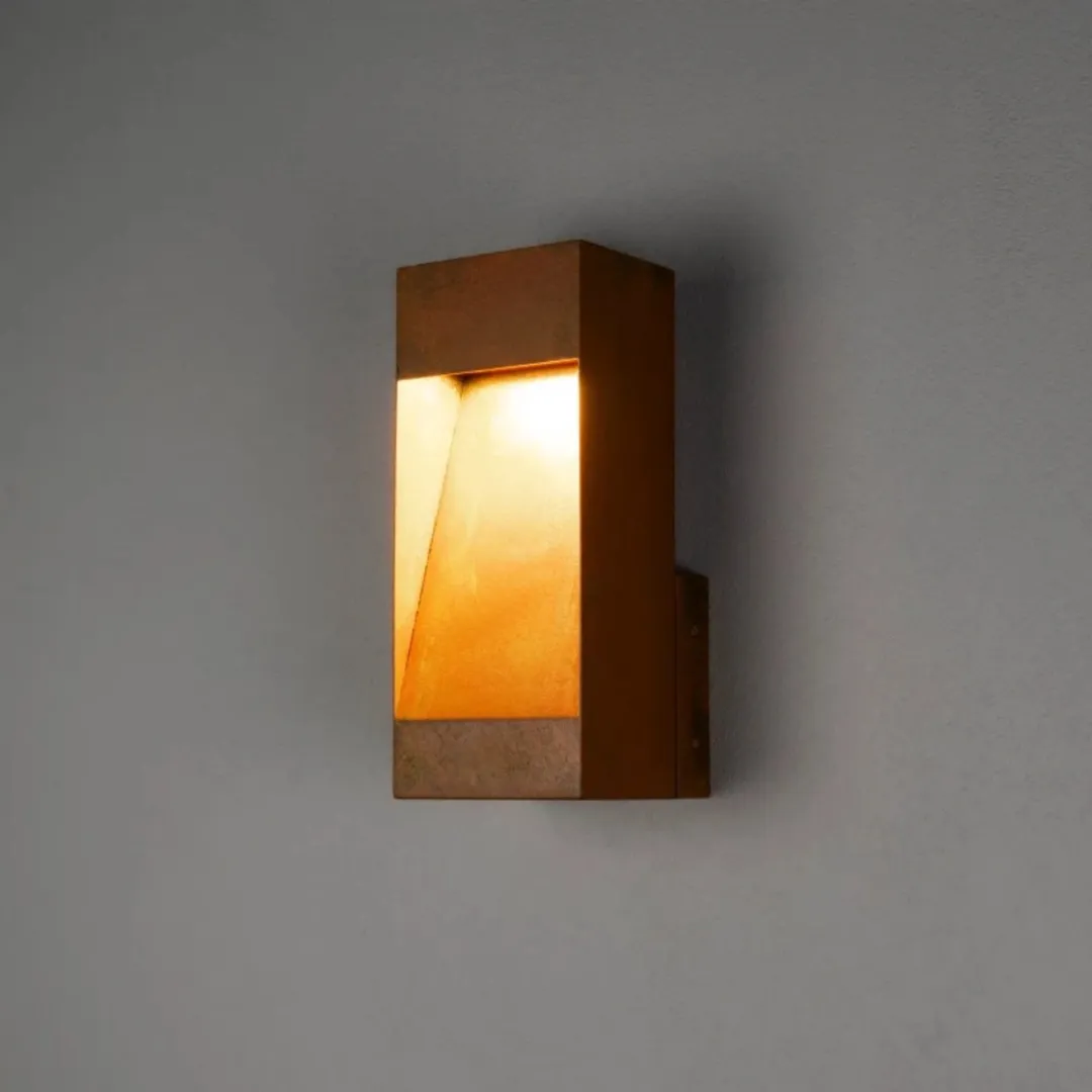 Konstsmide Rho Wandlamp Zwart Aluminium - 1x100W E27
