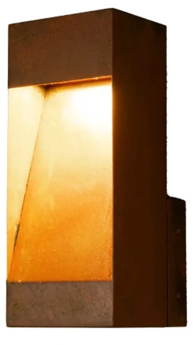 Konstsmide Rho Wandlamp Zwart Aluminium