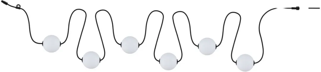 Paulmann Solar LED-lichtketting Taina Basisset 5,8m - 6x60lm - Zwart