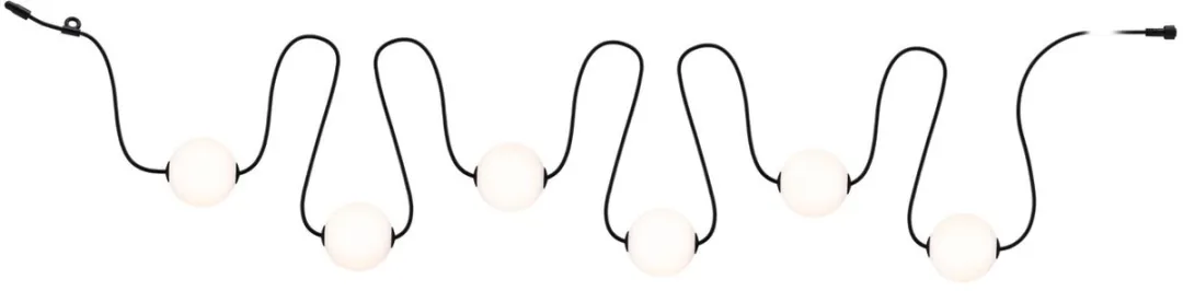 Paulmann Solar LED-lichtketting Taina Basisset 5,8m - 6x60lm - Zwart