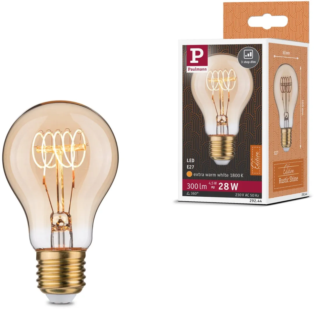 Paulmann Rustic Shine LED-gloeilamp 4,5W 300lm