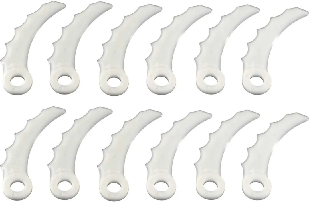 Makita 12x reservemessen kunststof 255 mm voor accu bosmaaier - 1...