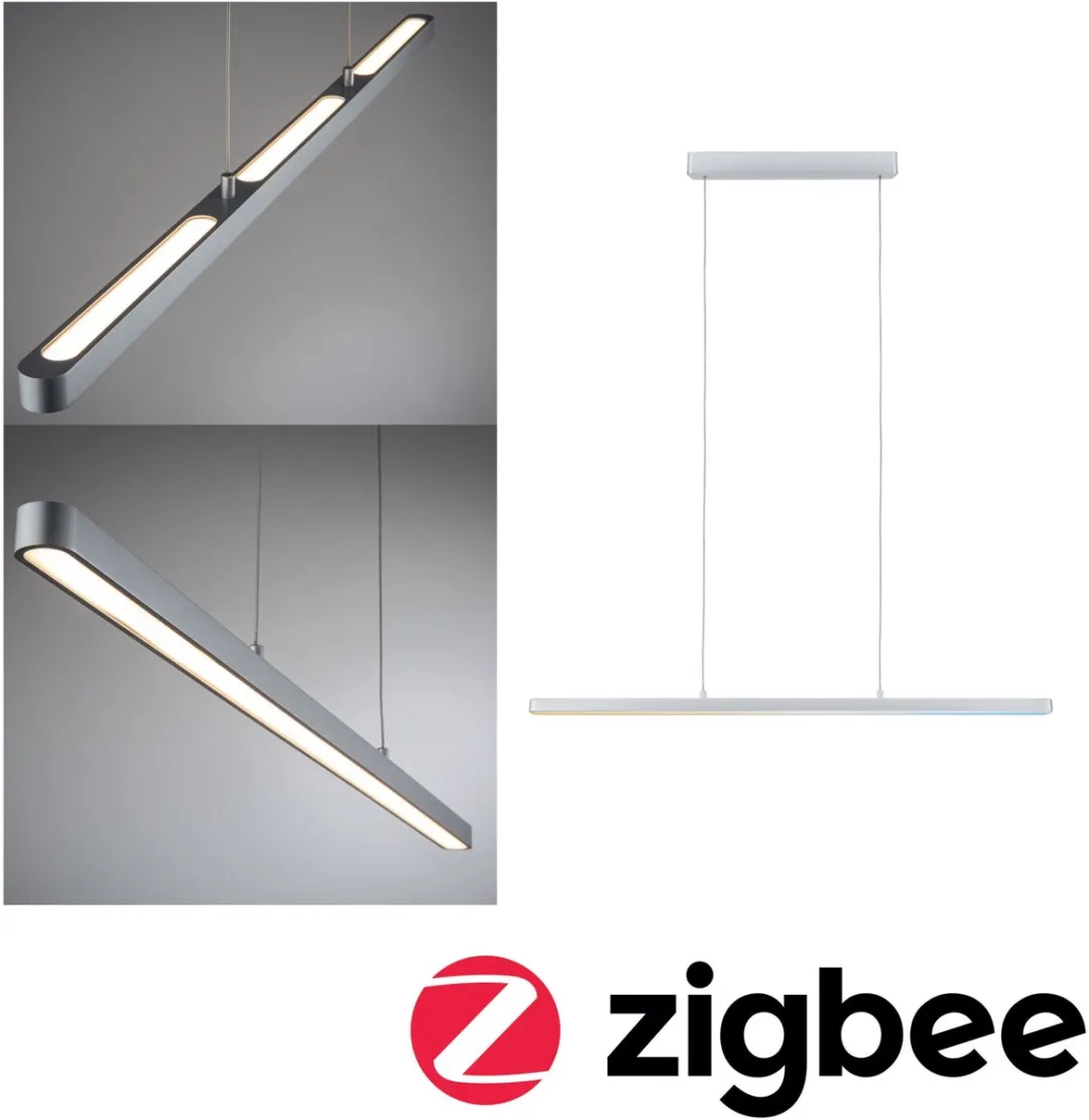 Paulmann LED Hanglamp Lento Zigbee 3.0 Tunable White 2100lm - Chroom mat