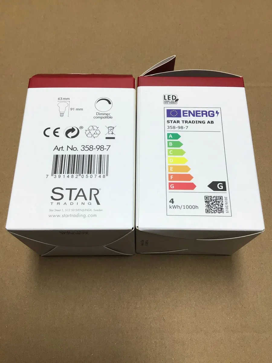 Star Trading Reflectorlamp E27 R63 4W - Extra Warm Wit