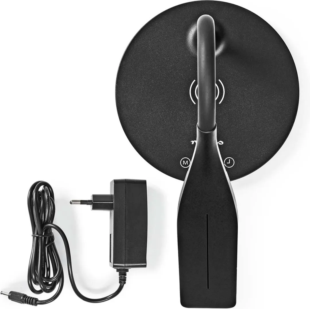 Nedis LED Bureaulamp Draadloos Opladen Touch Dimbaar Zwart