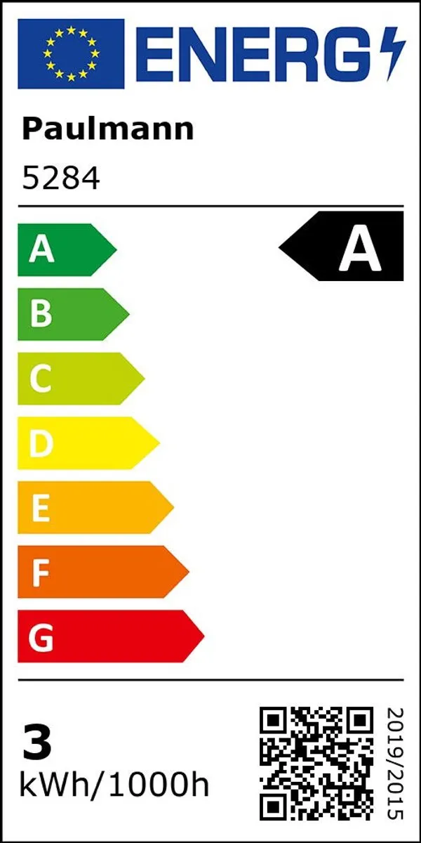 Paulmann Eco-Line LED-gloeilamp 5x525lm 2,5W 3000K - 5 Stuks