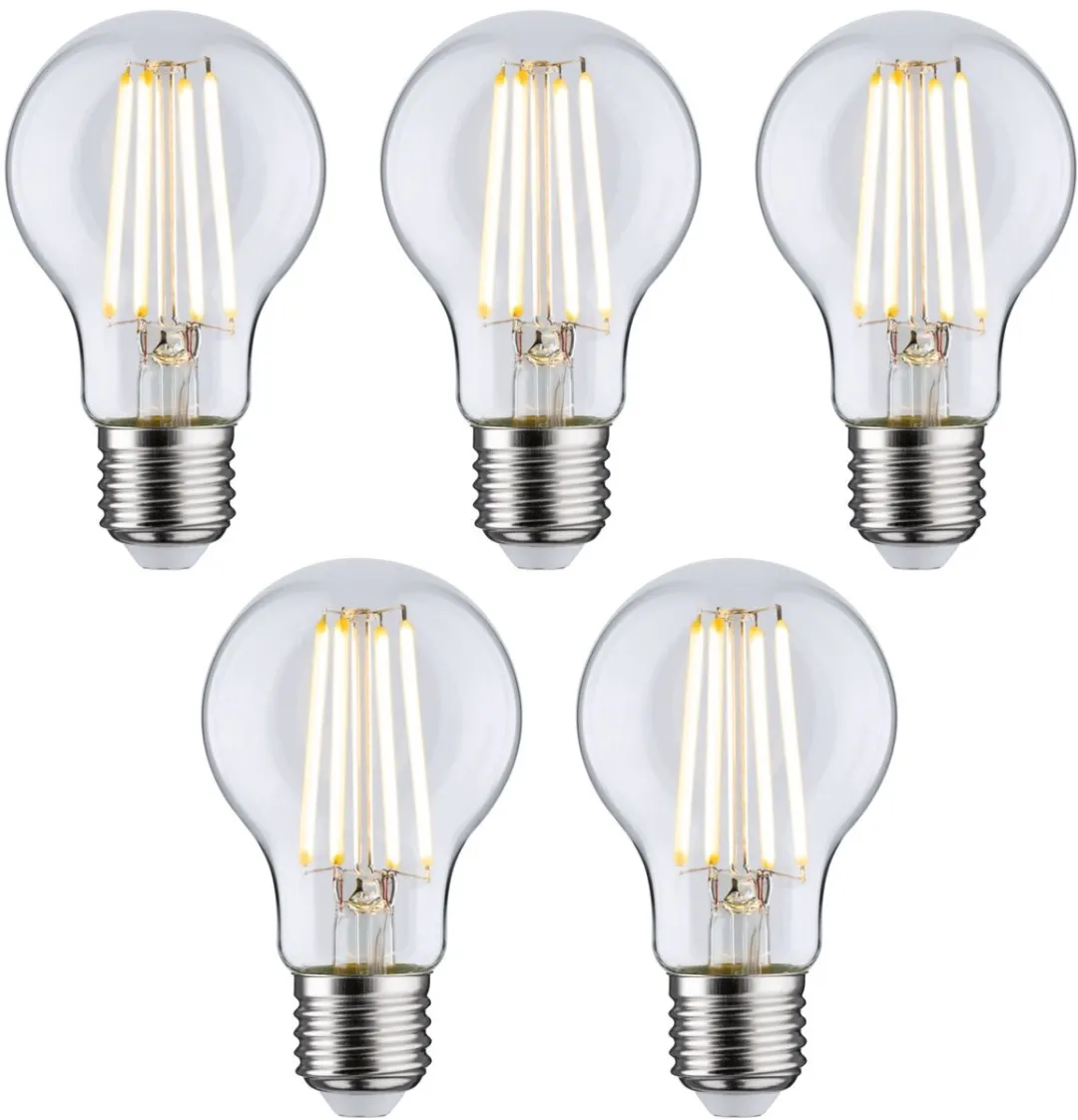 Paulmann Eco-Line LED-gloeilamp 5x525lm 2,5W 3000K - 5 Stuks