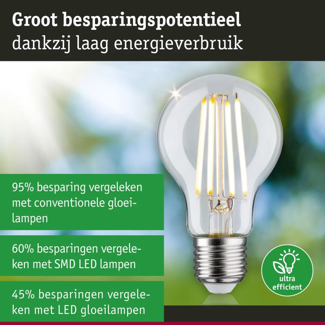 Paulmann Eco-Line LED-gloeilamp 5x525lm 2,5W 3000K - 5 Stuks - afbeelding 6 van 6