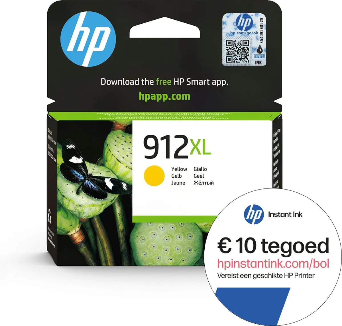 HP 912XL Inktcartridge Geel