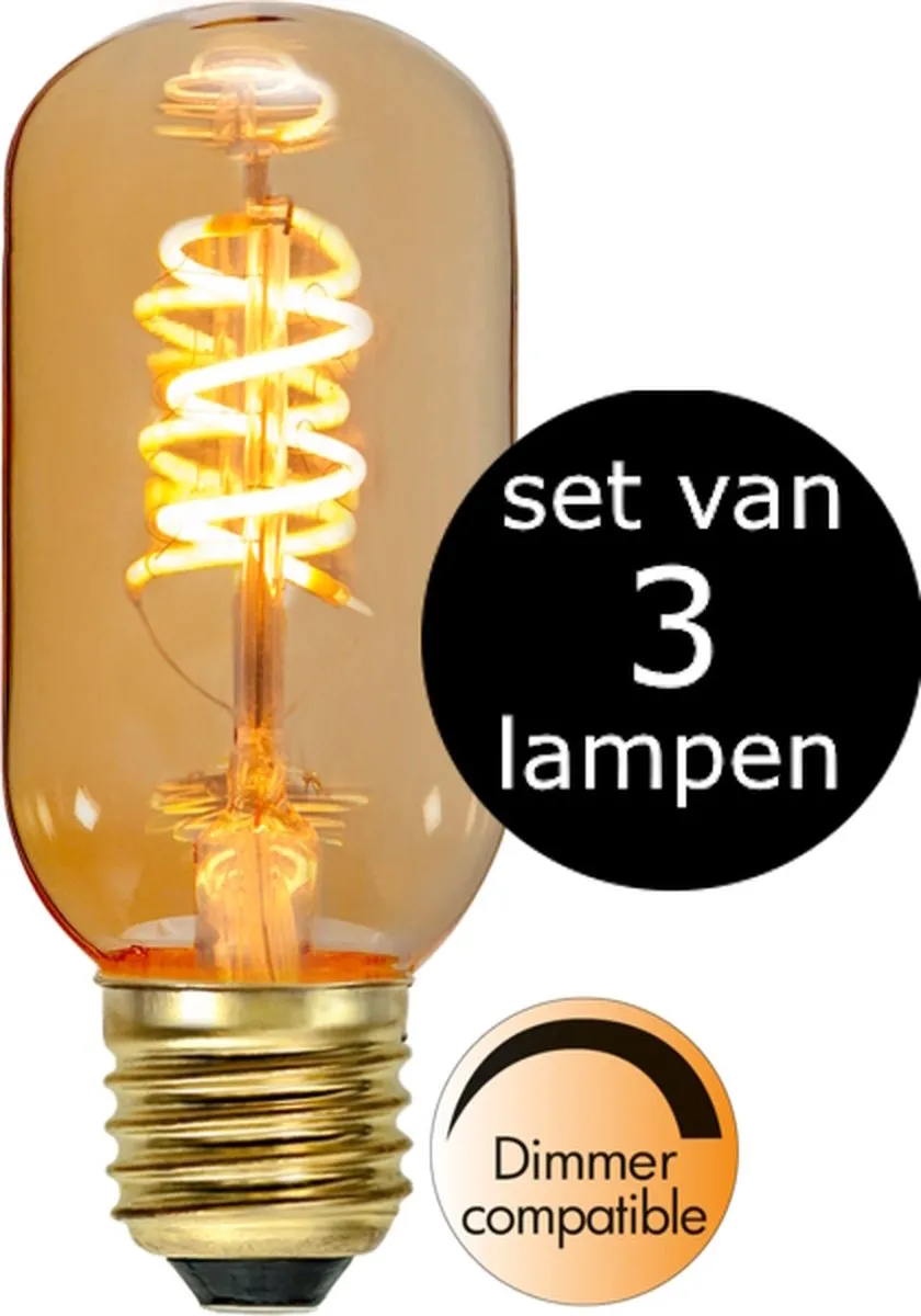 Star Trading Staaflamp E27 2.8W Super Warm Wit