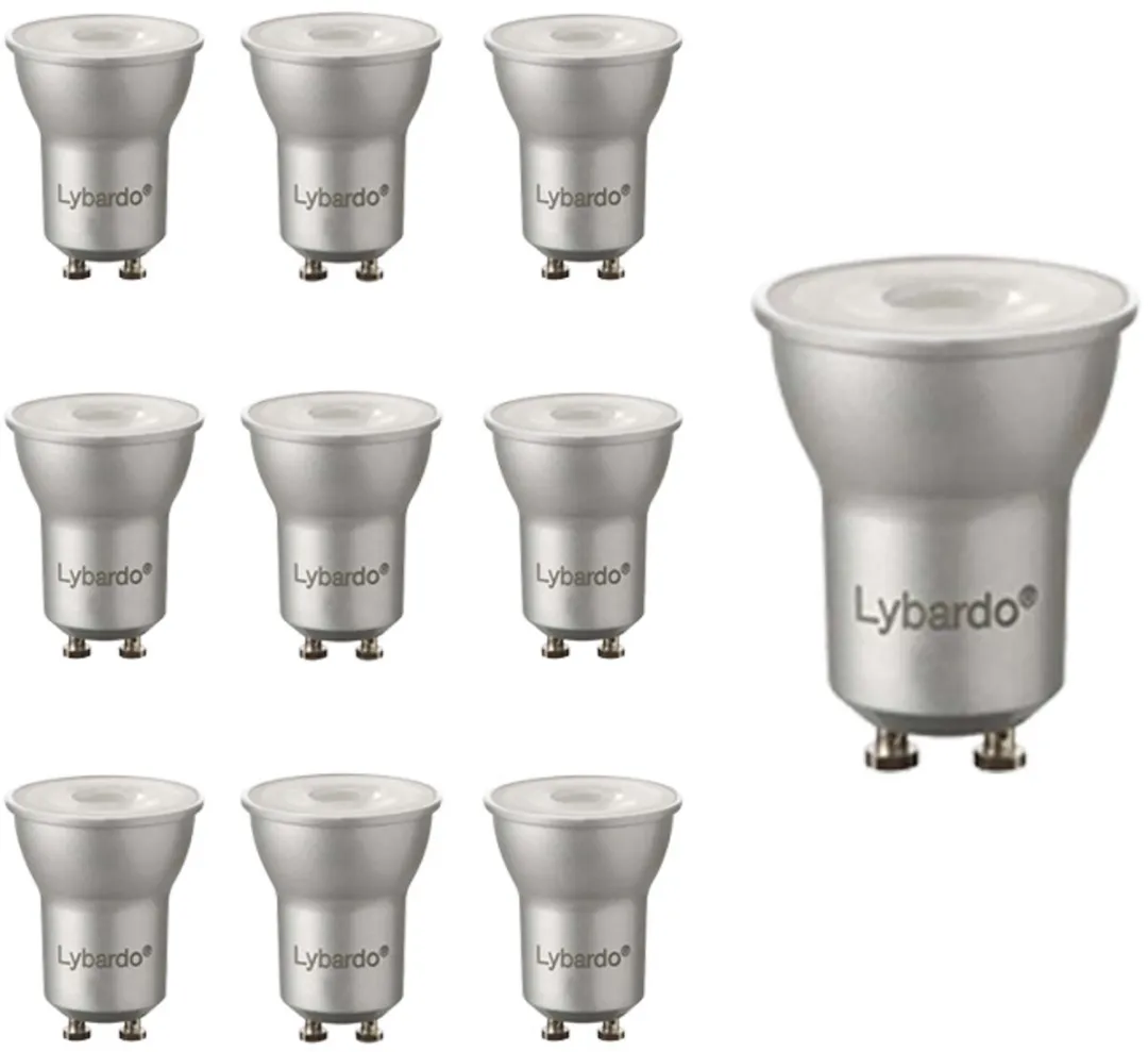Lybardo GU10 LED Lamp 3.5W 2700K - 10 Stuks